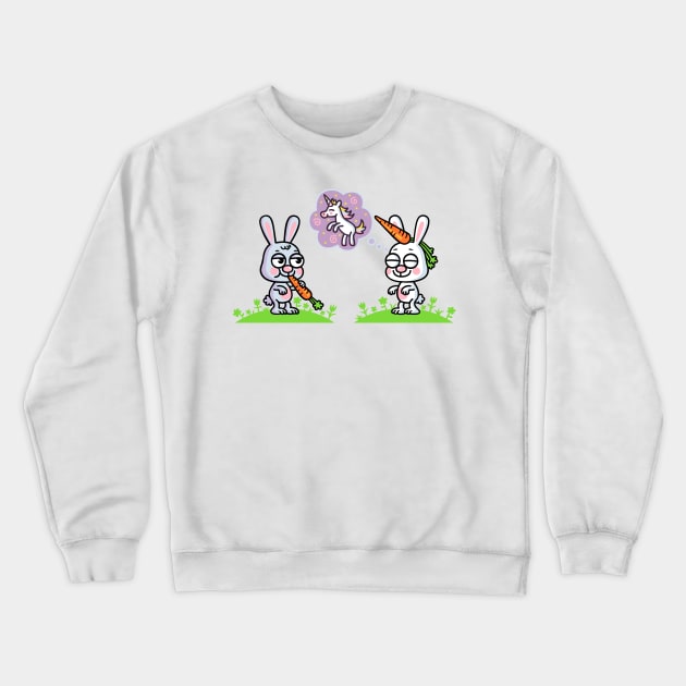 bunnycorn Crewneck Sweatshirt by byTxemaSanz